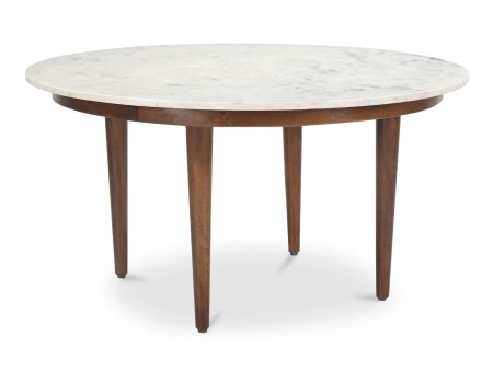 Lark - Coffee Table - White   Mango Brown Hot on Sale