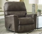 Navi - Smoke - Rocker Recliner - Faux Leather on Sale