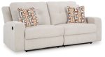 Danum - Stone - 2 Seat Reclining Sofa - Fabric Discount