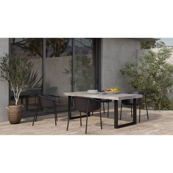 Jedrik - Outdoor Dining Table Large - Cement Hot on Sale