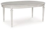 Montelaine - Antique White - Oval Dining Room Extension Table Hot on Sale