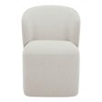 Larson - Rolling Dining Chair Performance Fabric - Helio Oyster Online Sale