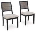 Corloda - Black   Gray - Round Drm Table Set (Set of 5) Online Sale