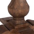 Stratford - Wood Round Dining Table - Dark Brown Fashion