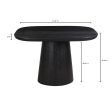 Freed - Dining Table - Black - Acacia Wood Cheap