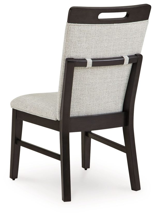 Neymorton - Light Gray   Brown - Dining Upholstered Side Chair (Set of 2) on Sale