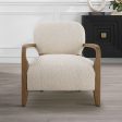 Telluride - Natural Shearling Accent Chair - Beige For Cheap