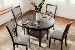 Langwest - Brown - Dining Room Table Set (Set of 5) Fashion