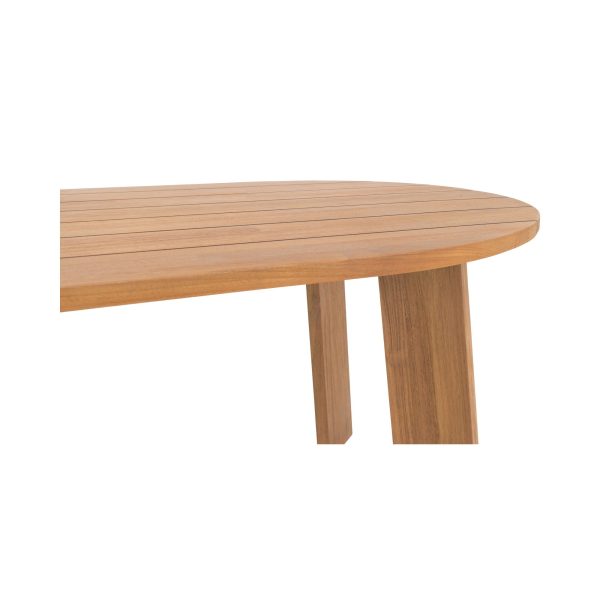 Delta - Oval Outdoor Dining Table - Natural on Sale