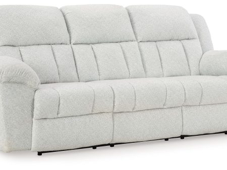 Frohn - Snow - Reclining Sofa - Fabric For Cheap