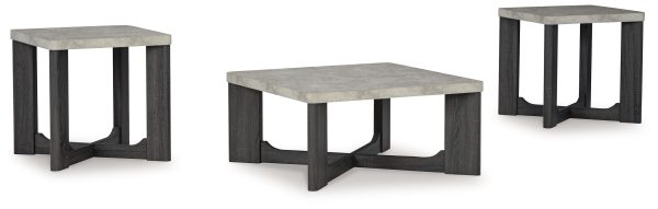 Sharstorm - Two-tone Gray - Occasional Table Set (Set of 3) Hot on Sale