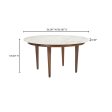 Lark - Coffee Table - White   Mango Brown Hot on Sale