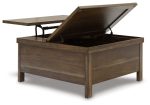 Moriville - Grayish Brown - Lift Top Cocktail Table Sale