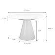 Otago - Round Dining Table - White Cheap