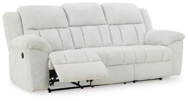 Frohn - Snow - Reclining Sofa - Fabric For Cheap