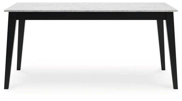 Jettaya - Black   White - Rectangular Dining Room Table Fashion