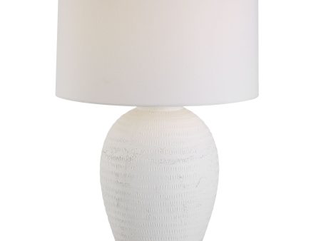 Reyna - Chalk Table Lamp - White Online now