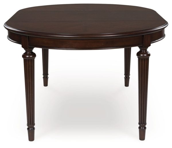 Lavinton - Brown - Oval Dining Room Extension Table For Sale