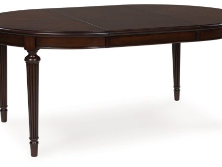 Lavinton - Brown - Oval Dining Room Extension Table For Sale