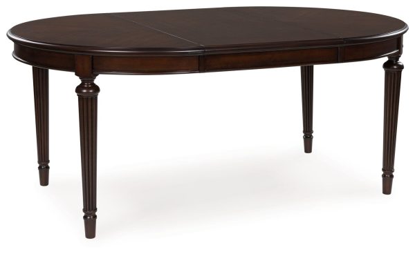 Lavinton - Brown - Oval Dining Room Extension Table For Sale