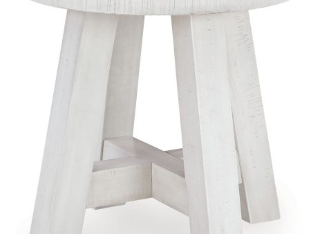 Jallison - Off White - Round End Table Cheap