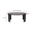 Penny - Large Coffee Table - Dark Brown For Cheap