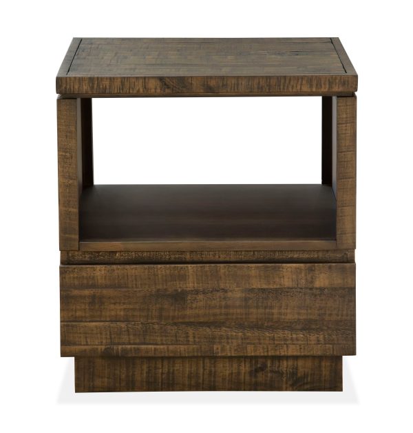 Baisden - Rectangular End Table - Tobacco Online now