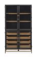 Lindon - Two Tone Dining Cabinet - Dark Brown Online Sale