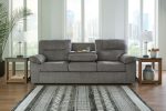 Bindura - Mineral - Sofa With Drop Down Table For Cheap