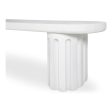 Eris - Outdoor Dining Bench - White on Sale