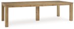 Galliden - Light Brown - Rectangular Dining Room Extension Table Cheap