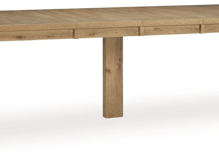 Galliden - Light Brown - Rectangular Dining Room Extension Table Cheap