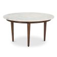 Lark - Coffee Table - White   Mango Brown Hot on Sale