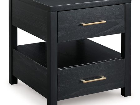 Winbardi - Black - Rectangular End Table Discount