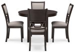 Langwest - Brown - Dining Room Table Set (Set of 5) Fashion