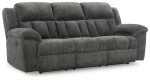 Frohn - Graphite - Reclining Sofa - Fabric For Cheap