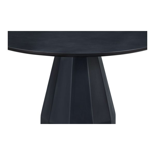 Templo - Outdoor Dining Table - Black - Concrete Online now