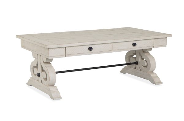 Bronwyn - Rectangular Cocktail Table - Alabaster For Sale