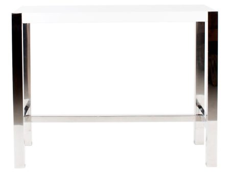 Riva - Counter Table - White Hot on Sale