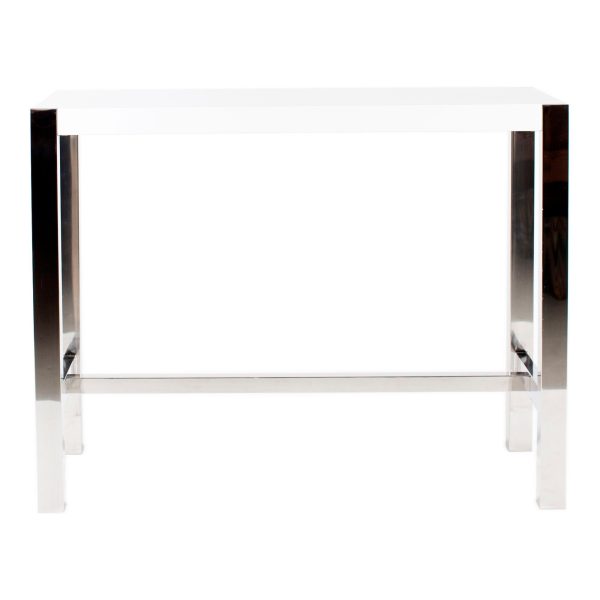 Riva - Counter Table - White Hot on Sale