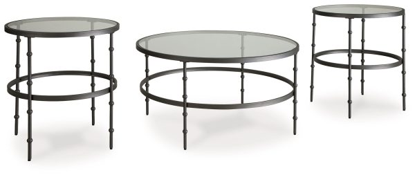 Kellyco - Gunmetal - Occasional Table Set (Set of 3) on Sale