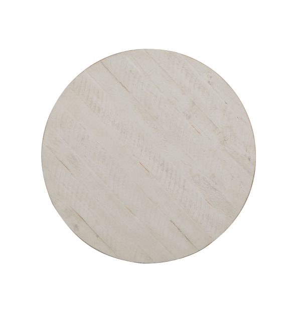 Bronwyn - Round Accent Table - Alabaster For Sale