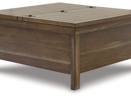 Moriville - Grayish Brown - Lift Top Cocktail Table Sale