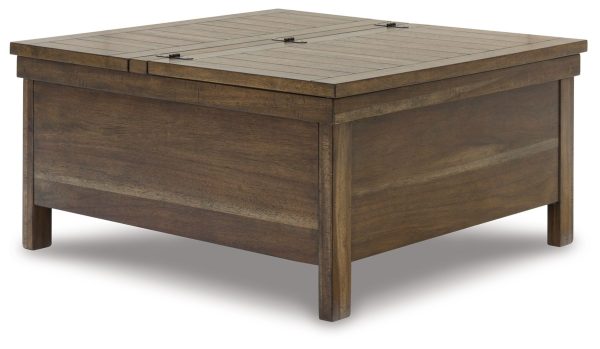 Moriville - Grayish Brown - Lift Top Cocktail Table Sale