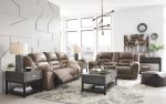 Stoneland - Fossil - Reclining Sofa - Faux Leather For Discount