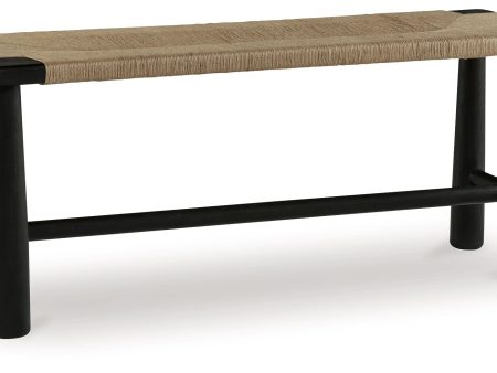 Acerman - Black   Natural - Accent Bench For Cheap