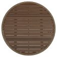 Amaris - Brown   Black - Round Dining Table Hot on Sale