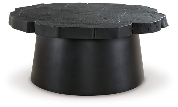 Wimbell - Black - Round Cocktail Table For Sale