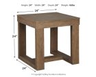 Cariton - Gray - Square End Table Online now