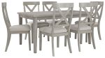 Parellen - Gray - Rectangular Dining Room Table Hot on Sale